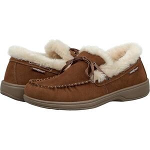 Orthofeet Mens Tuscany Slippers US 13 D EU 46 Brown Suede NWOB